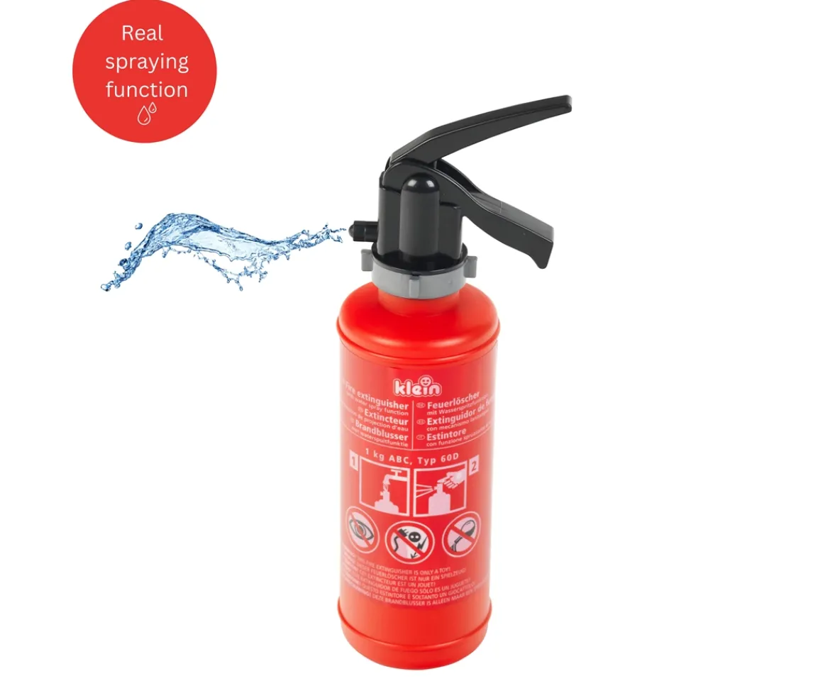 Ken Black Theo Klein 8984 7-piece Fire Brigade suitcase I Fire extinguisher including spray function, crowbar,| Building & Vehicle Toys