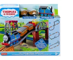 Ken Black Thomas & Friends 3-in-1 Motorised Package Pickup Track Set| Preschool & Electronic Learning