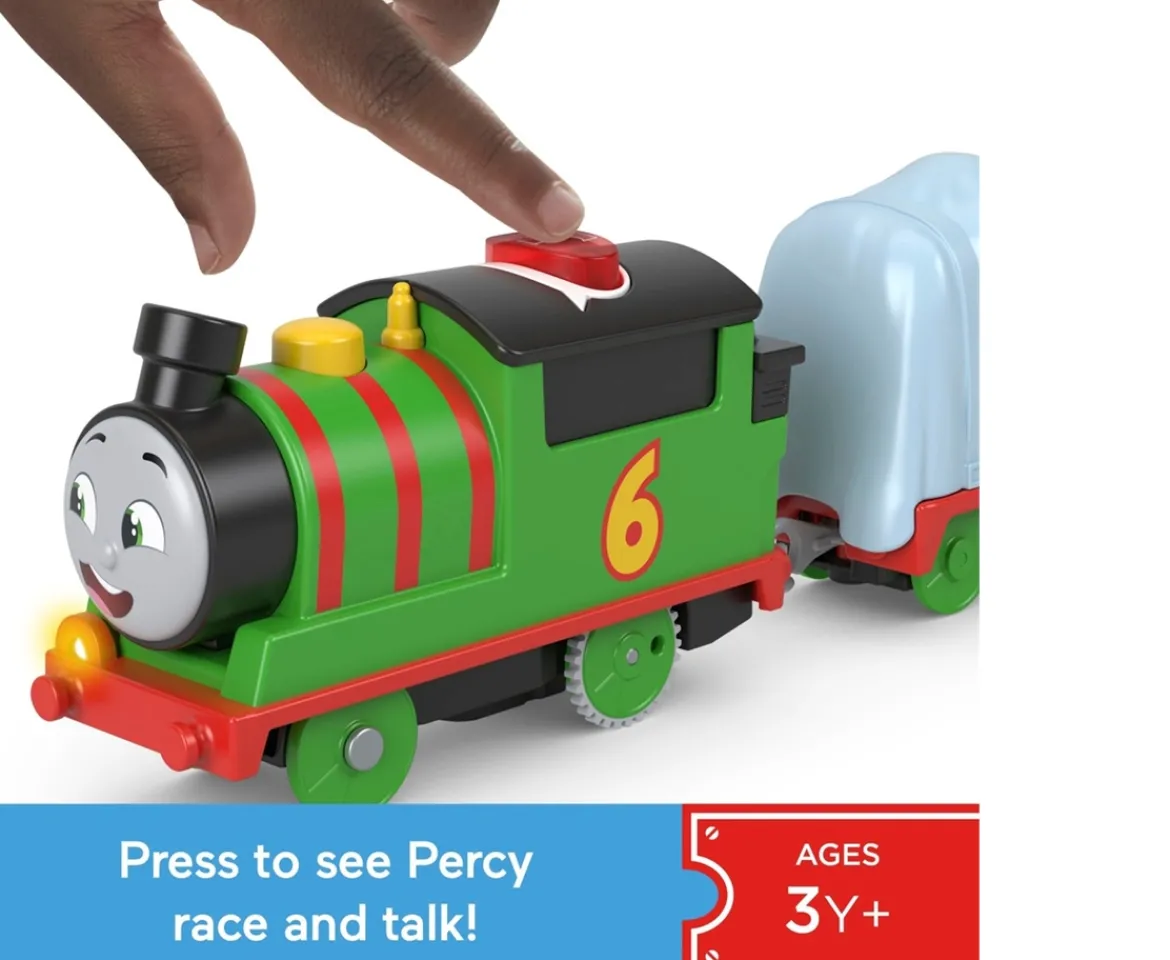 Ken Black Thomas & Friends Talking Percy Motorised Train Engine| Preschool & Electronic Learning