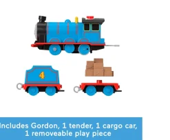 Ken Black Thomas & Friends Talking Gordon Motorised Train Engine| Preschool & Electronic Learning
