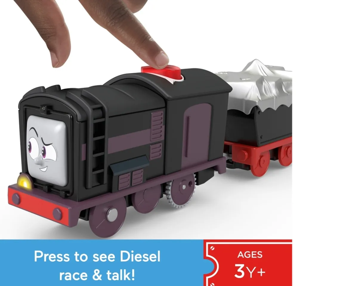 Ken Black Thomas & Friends Talking Diesel Motorised Train Engine| Preschool & Electronic Learning