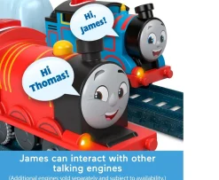 Ken Black Thomas & Friends Talking James Motorised Train Engine| Preschool & Electronic Learning