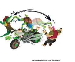 Ken Black TMNT - Mutant Mayhem Ninja Kick Cycle| Action Figures & Playsets