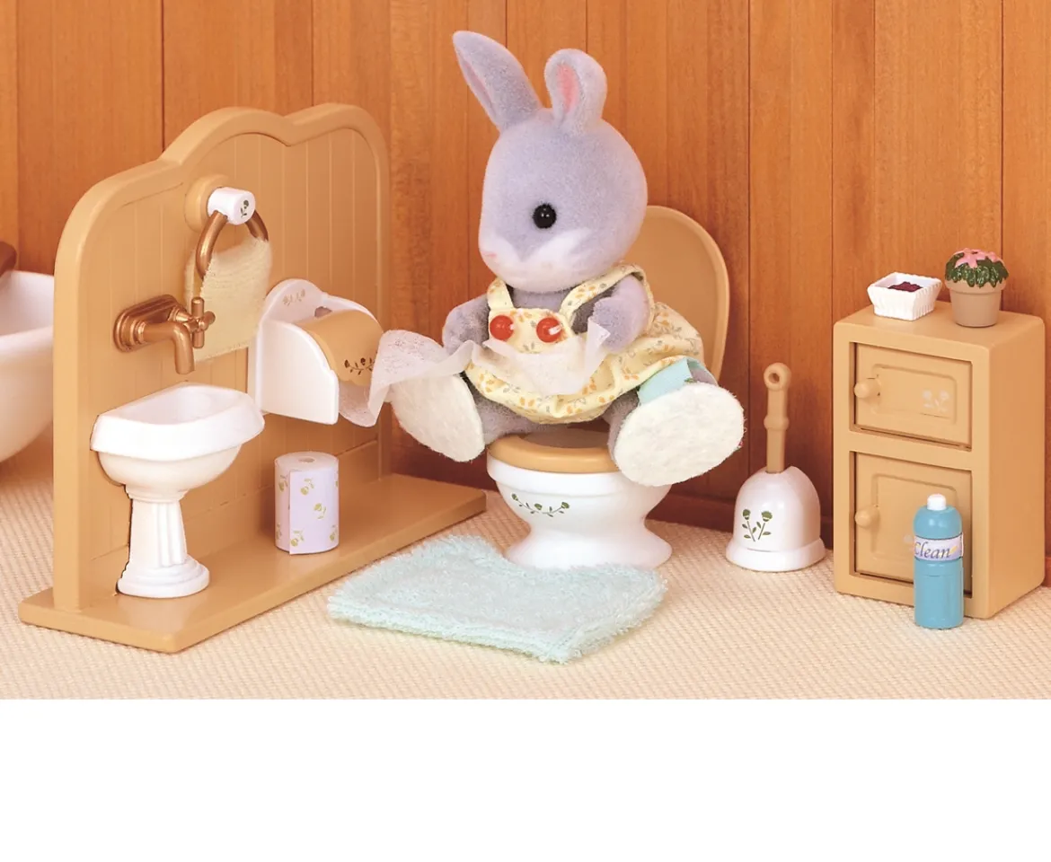 Ken Black Toilet Set| Dolls & Dollhouses
