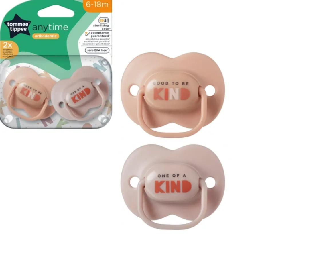 Ken Black Tommee Tippee Anytime Soothers 6-18 Months 2 Pack Assortment| Highchairs|Feeding & Soothers