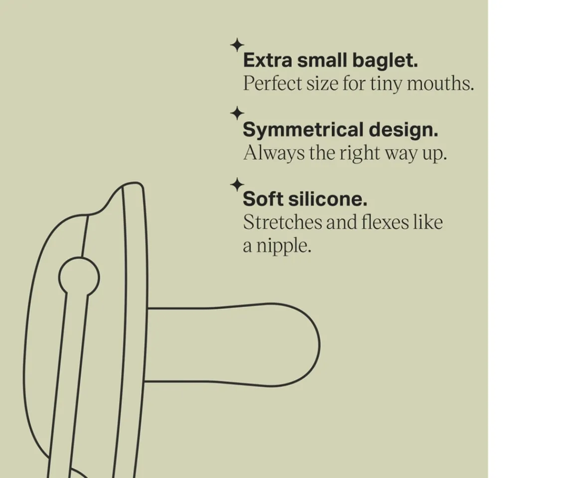 Ken Black Tommee Tippee Newborn Orthodontic Soother Birth+ 2 Pack Assortment| Highchairs|Feeding & Soothers