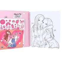 Ken Black TOPModel Colouring Book With Sequins| Books