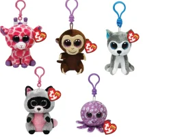 Ken Black TY Beanie Boo Clips Assorted 8cm| Soft Toys