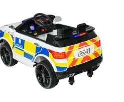 Ken Black 12V Police Car With RC| Electric Ride Ons