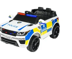 Ken Black 12V Police Car With RC| Electric Ride Ons