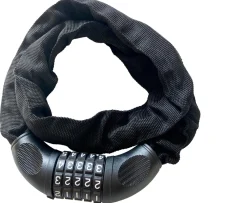 Ken Black Verve 5 Digit Combination Chain Bike Lock| Bikes & Bike Accessories