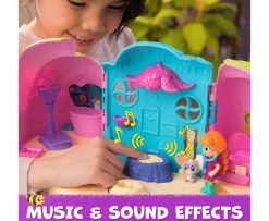 Ken Black Vida the Vet, Vet Clinic, Treehouse Playset with Action figures, Dollhouse Furniture and Accessories| Preschool & Electronic Learning