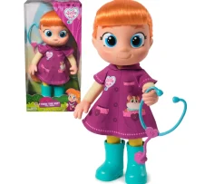 Ken Black Vida the Vet, Vida Toddler Doll, 33-Centimetre-Tall Toy Doll with Rooted Red Hair and Doctor Kit Acc| Preschool & Electronic Learning