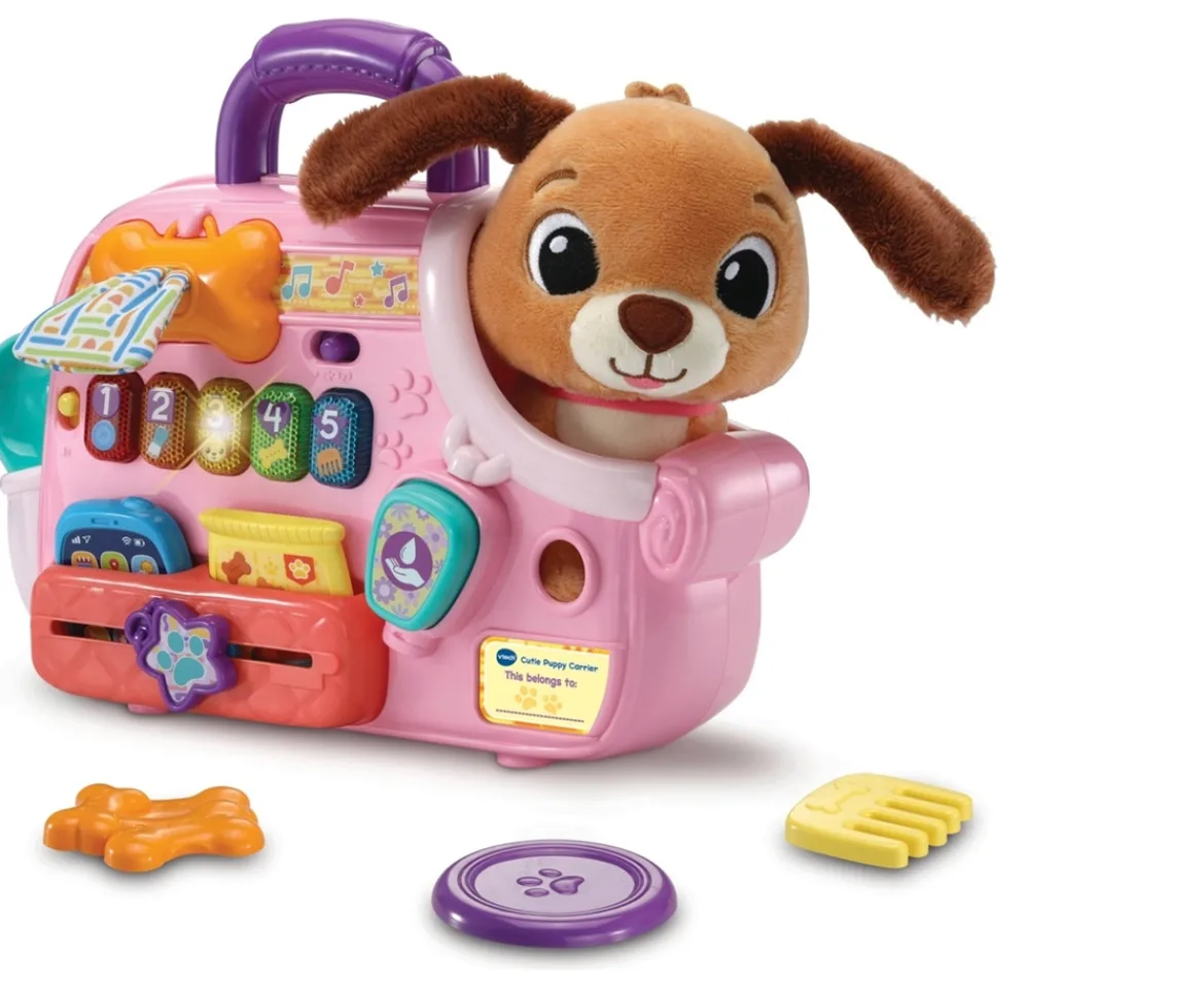 Ken Black VTech Cutie Puppy Carrier| Vtech|Preschool & Electronic Learning