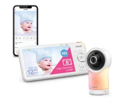 Ken Black VTech RM5766HD 5" Smart Pan & Tilt Monitor| Baby Monitors