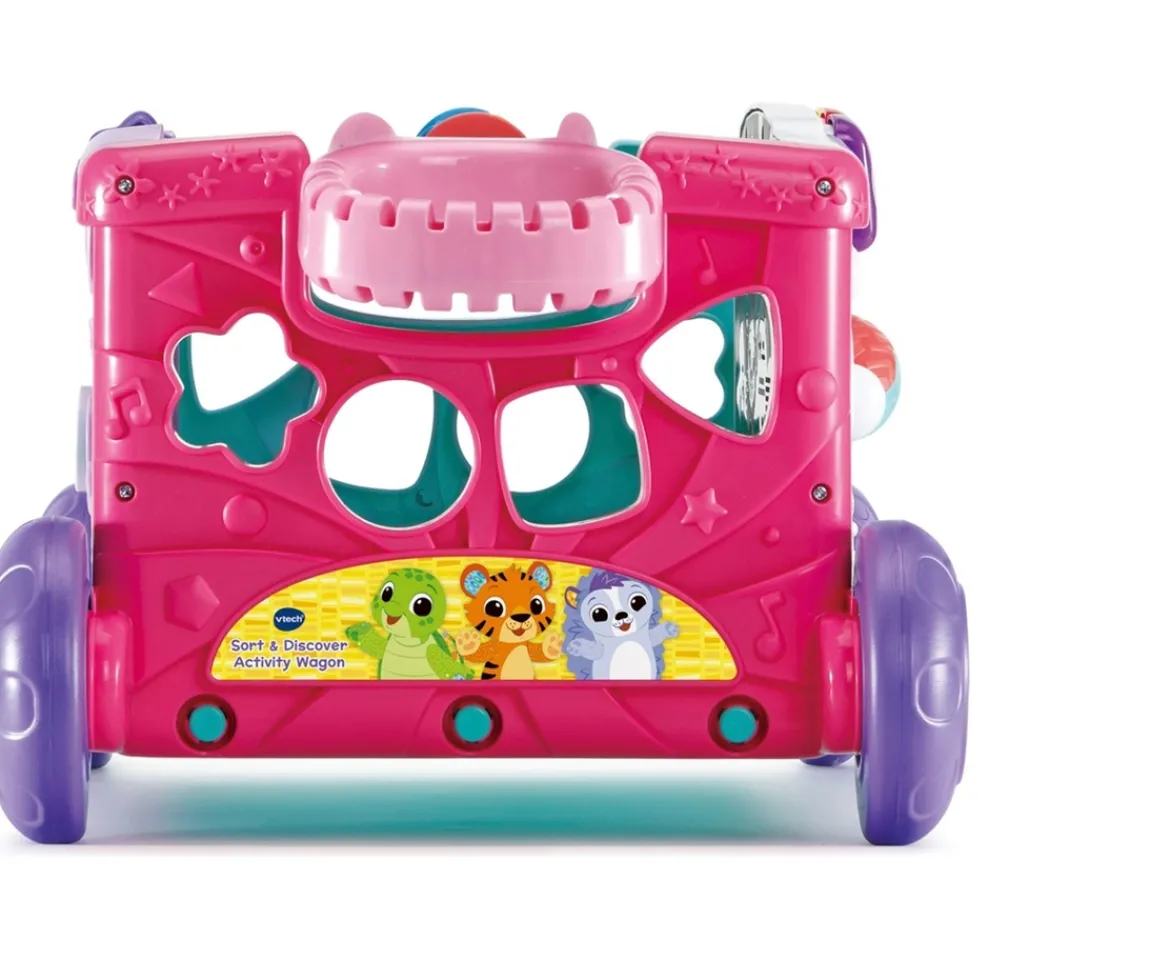 Ken Black VTech Sort & Discover Activity Wagon Pink| Vtech|Preschool & Electronic Learning