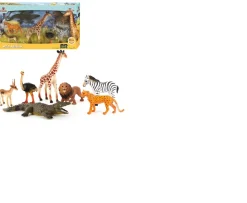 Ken Black Wild Animal Figures 7 Pack| Farm Model Vehicles & Playsets