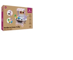 Ken Black Wooden Ice Cream Trolley| Imaginative Play|Preschool & Electronic Learning