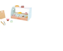 Ken Black Wooden Table Top Bakery Shop with Accessories| Imaginative Play|Wooden Toys