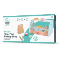 Ken Black Wooden Table Top Bakery Shop with Accessories| Imaginative Play|Wooden Toys