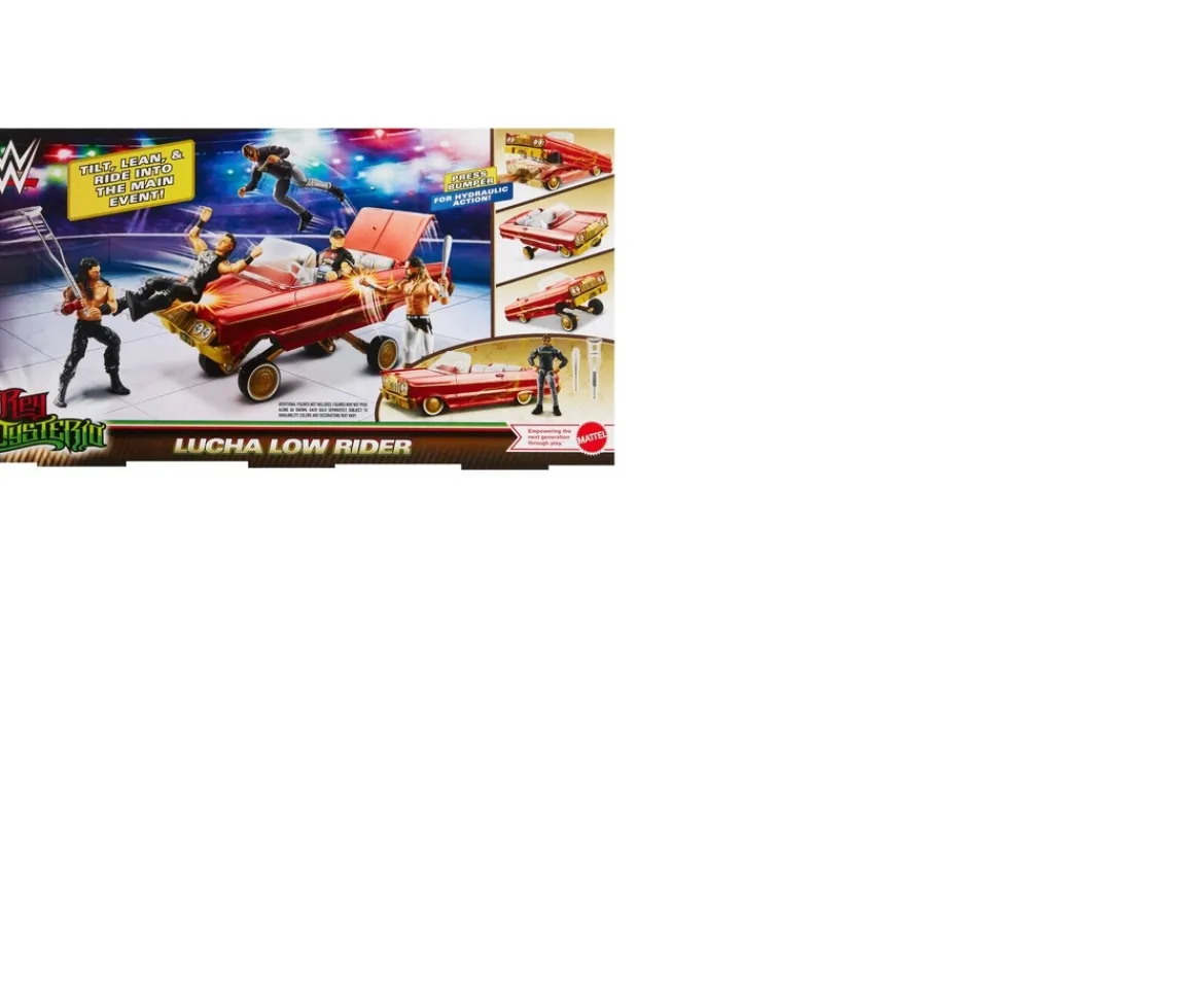 Ken Black WWE Lucha Low Rider Vehicle| Action Figures & Playsets