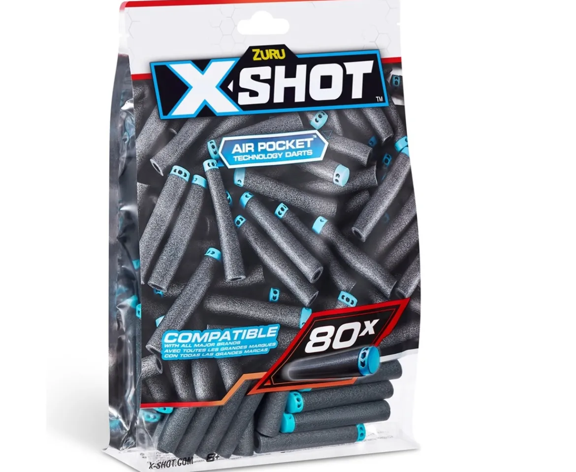Ken Black XSHOT Excel Darts Refill Pack (200 Darts) by ZURU| Action Figures & Playsets
