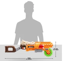 Ken Black XSHOT Insanity Horrorfire Doomsday Blaster 16 Darts by Zuru| Action Figures & Playsets