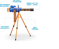 Ken Black X-Shot Insanity Motorized Rage Fire 72 Darts by ZURU| Building & Vehicle Toys