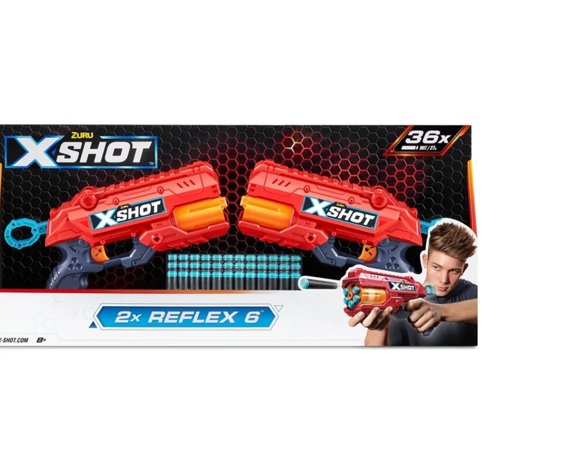 Ken Black X-SHOT Reflex 6 Double Pack| Action Figures & Playsets