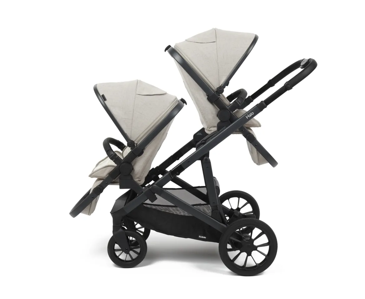 Ken Black Zummi Halo Tandem Travel System - Meadow| Car Seats & Travel Systems