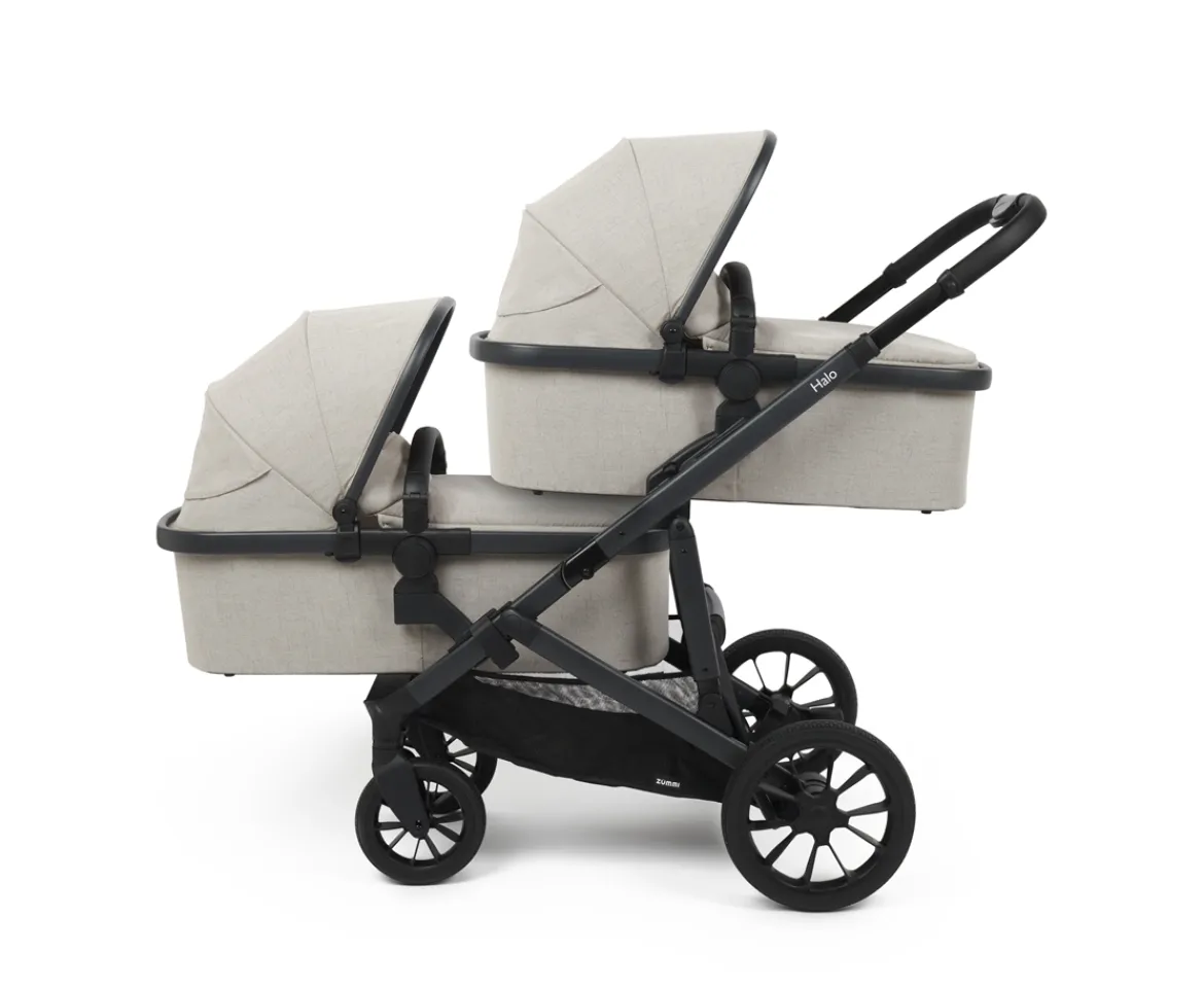 Ken Black Zummi Halo Tandem Travel System - Meadow| Car Seats & Travel Systems
